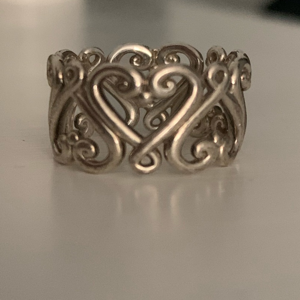 Tiffany & Co Paloma Picasso 925 Venezia Goldoni Heart Ring: Size 6